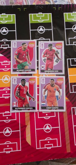 Lote stickers extra Panini FIFA