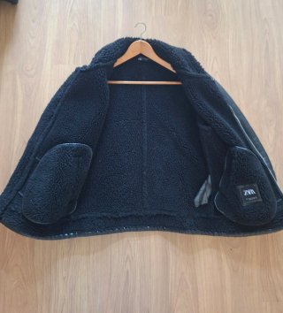 Chaqueta Zara Negra Hombre
