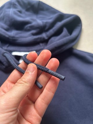 Sudadera Lacoste Azul Marino Logo Grande Talla S
