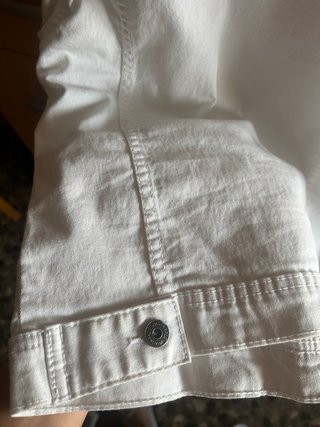 Chaqueta vaquera blanca