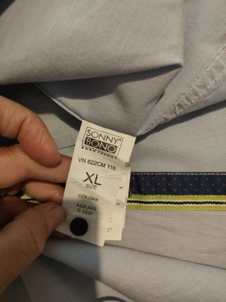 Camicia uomo celeste