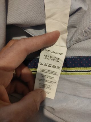 Camicia uomo celeste