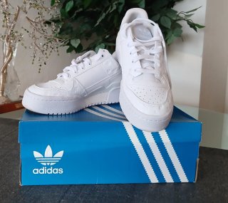 Zapatillas Adidas Forum Bold J Blancas T-38⅔