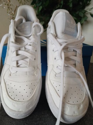Zapatillas Adidas Forum Bold J Blancas T-38⅔