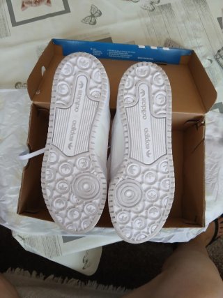 Zapatillas Adidas Forum Bold J Blancas T-38⅔