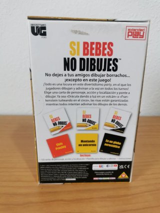 Juego de mesa "Si Bebes no Dibujes"