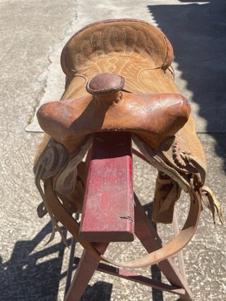 Montura americana para niño/a de ante y cuero