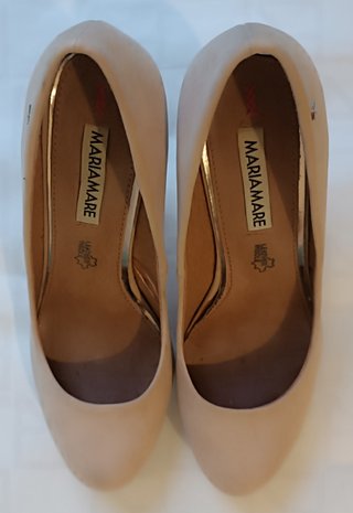 Zapatos de tacón Maria Mare beige