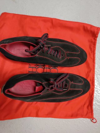 Zapatos CH Carolina Herrera Hombre Negros y Rojos