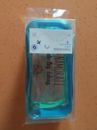 Estuche doble Lagart transparente