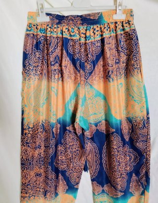 Pantalones finos mujer estampado