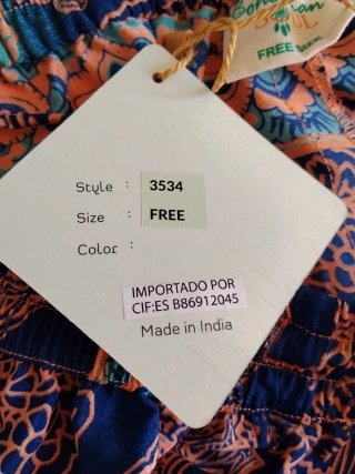 Pantalones finos mujer estampado