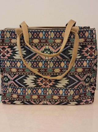 BOLSO DE MANO ESTILO ÉTNICO VINTAGE
