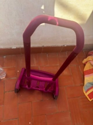 Carrito para mochila morado