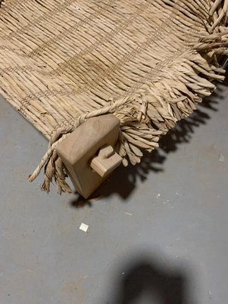 Silla de terraza tejida