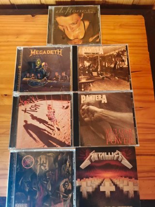 Lote CDs Metal: Megadeth, Pantera, Slayer