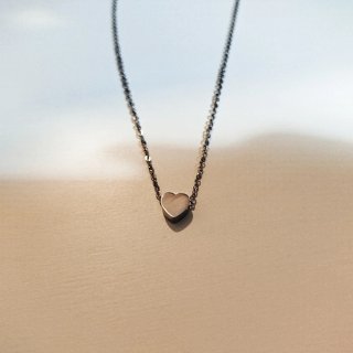 Collar Corazón Minimalista Plata acero inoxidable