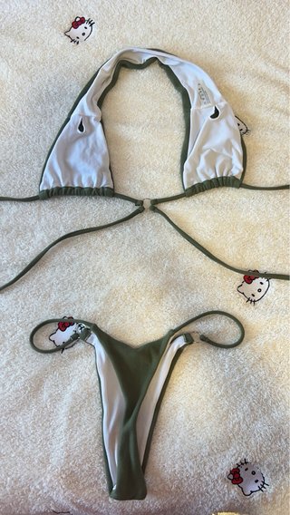 Bikini verde oscuro Talla S
