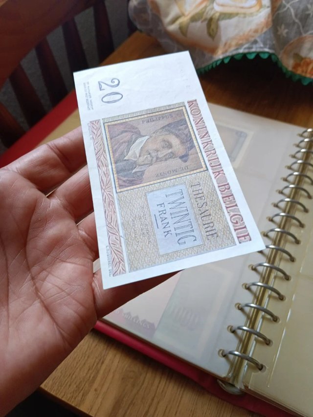 20 francos belgas 1956 Roland