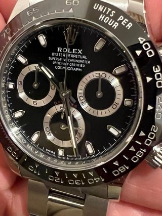 Rolex Cosmograph Daytona Negro Plata