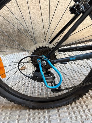 Bicicleta Rockrider niño azul