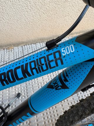 Bicicleta Rockrider niño azul