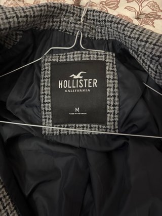 Chaqueta Hollister Cuadros Talla M