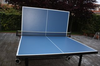 Mesa Ping Pong Plegable con Ruedas