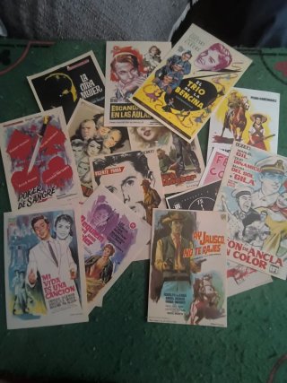 Prospectos de cine antiguos