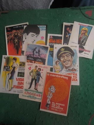 Prospectos de cine antiguos