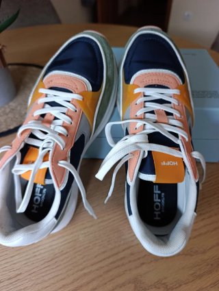 Zapatillas HOFF azules, verdes y naranjas