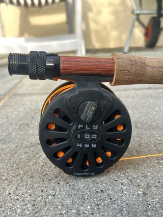 Caña de mosca Caperlan Fly 8’5” + carrete