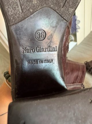 Botas de piel Nero Giardini marrones