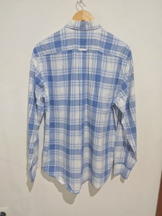 Camisa Gant cuadros azul y blanco Talla L