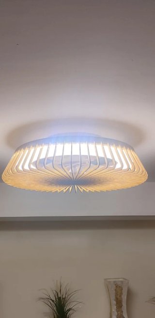 Ventilador Techo LED Madera Himalaya Mantra