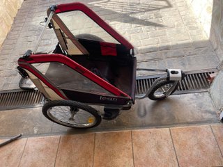 Remolque bici infantil León rojo