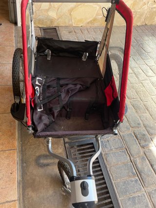 Remolque bici infantil León rojo