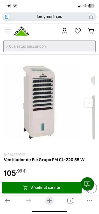 Ventilador Humidificador FM con Temporizador