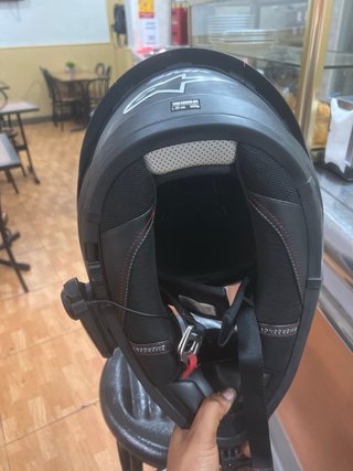 Casco Moto SMK Titan Carbon S01 Talla L