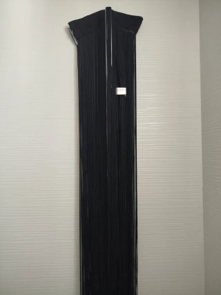 Cortinas flecos negras (3 unidades)