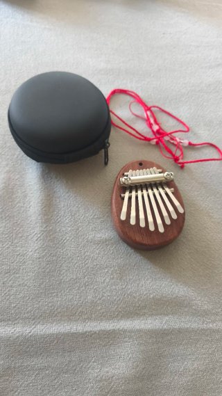 Mini Kalimba 8 Teclas Madeira
