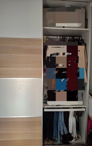 Armario puertas correderas madera