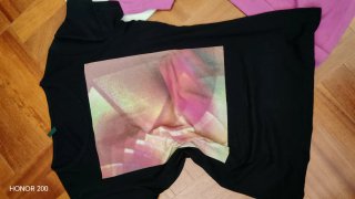 Set 2 T-shirt Uomo Rifle Jeans  e Benetton M