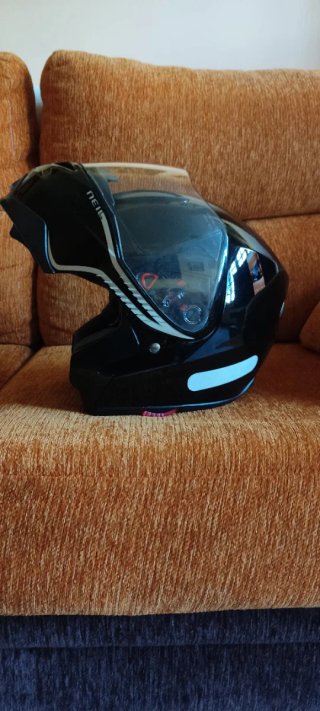 Casco Modular Abatible Negro