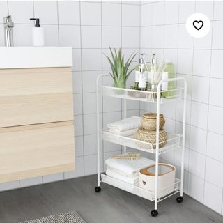 Carrito 3 estantes Ikea blanco