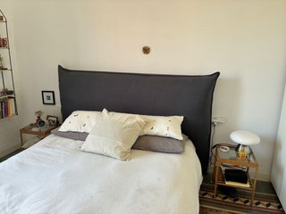 Cabecero Cama 180cm Desenf. Gris Oscuro