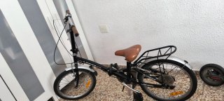 Bicicleta pieghevole Boomerang nera