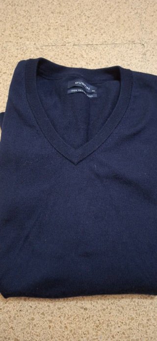 Jersey DUSTIN Azul Talla XXL 100% Lana Merino