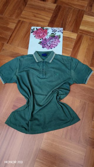 Set 2 Polo Uomo Nero e Verde