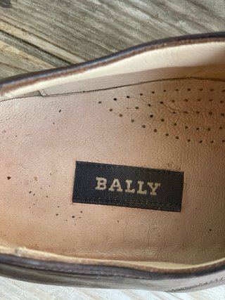 Zapatos Bally Piel Marrón Hombre - Hecho en Suiza